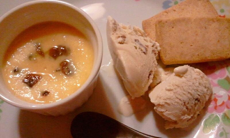 パン粉のプリン