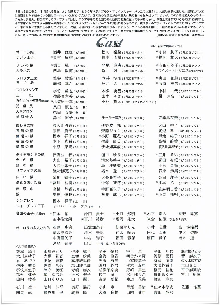 眠り　チラシ裏